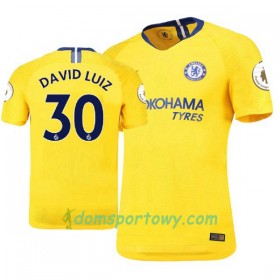 Koszulka Chelsea David Luiz 30 Wyjazdowe Koszulki Piłkarskie 2018-2019 Krótki Rękaw